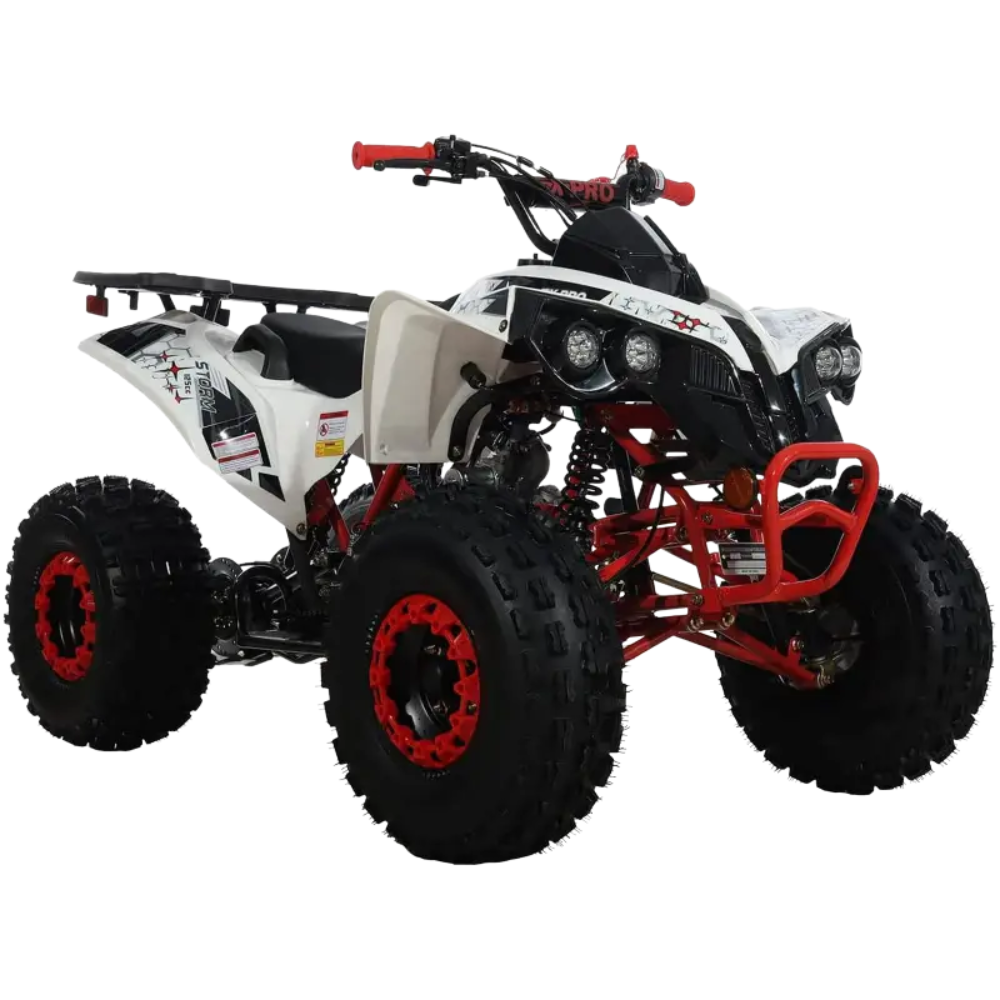 X-Pro 125cc ATV with Reverse Electric Start Luggage Rack LED Headlight – view 2