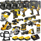 DEWALT 20V MAX XR 14 Tool Combo Kit with 3 x 5.0Ah Batteries, Charger & Case (DEWKIT28)