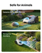 Wire-Free Robot Lawn Mower with AI Vision & 3D Obstacle Avoidance – view 6