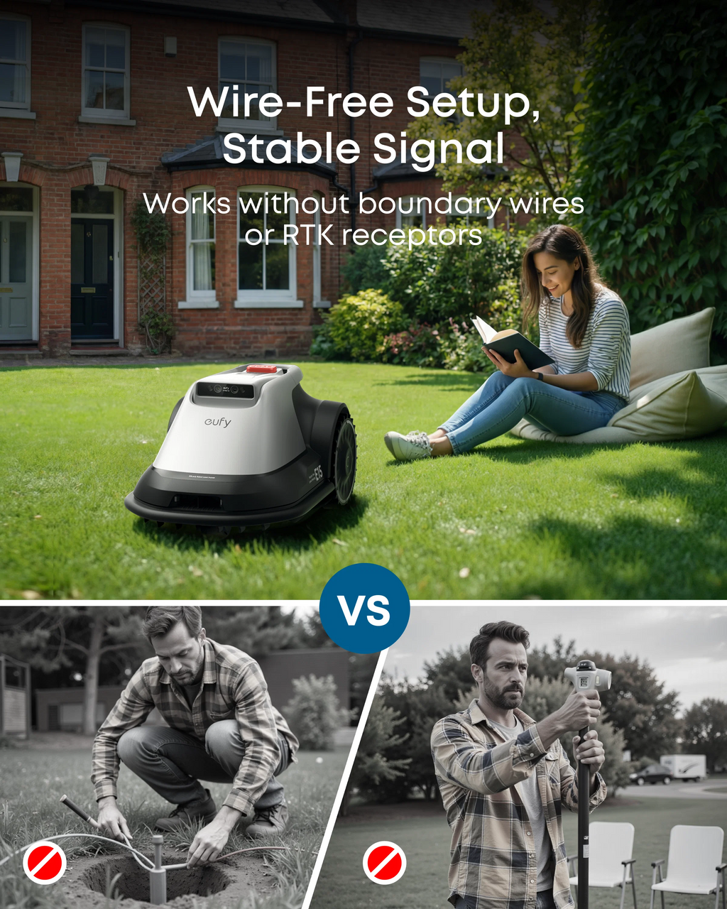 Wire-Free Robot Lawn Mower with Vision Navigation & 3D Obstacle Avoidance – view 9