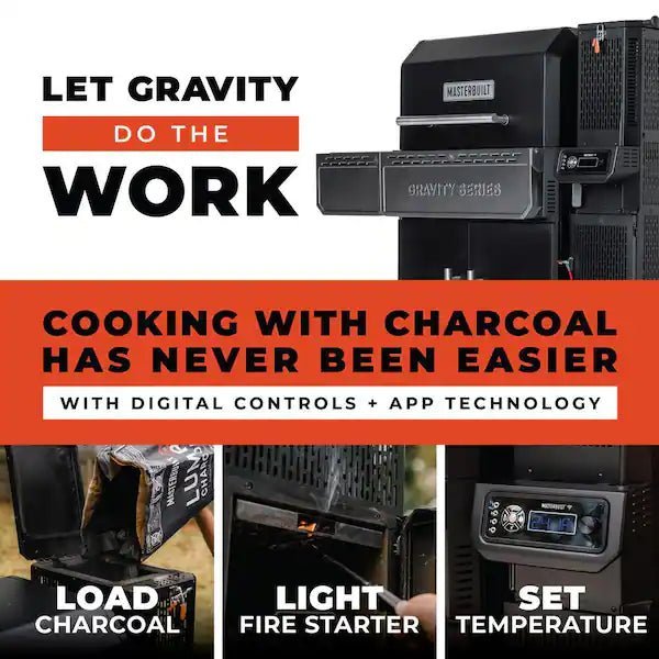 Masterbuilt Gravity Series 1150 Charcoal Grill & Smoker Starter Pack – view 2